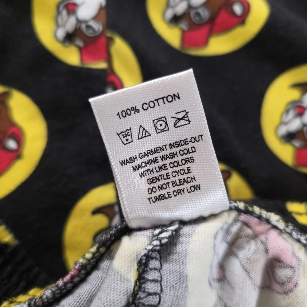 Buc-ee’s Beaver Logo Boxer Shorts Men’s Large Black Cotton Lounge Sleepwear
